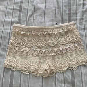 Lace shorts